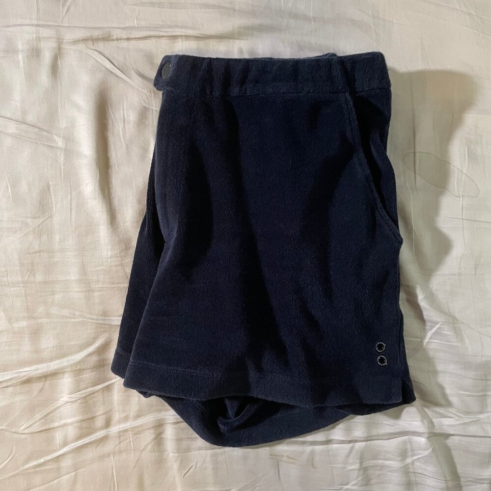 Ron Dorff Cotton Terry Tennis Shorts Dark Blue M Medium Mens
